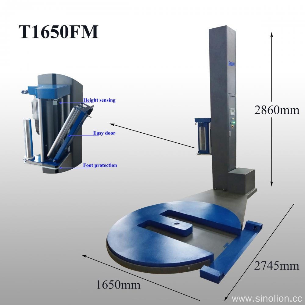 Owijarka T1650FM stół typ E 2,4 m, 2,8 m